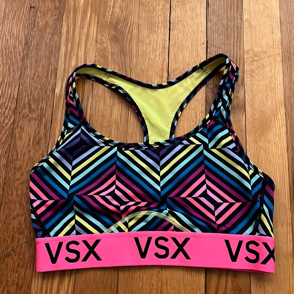 VSX Other - VSX • EUC bright colorful neon sports bra • size M